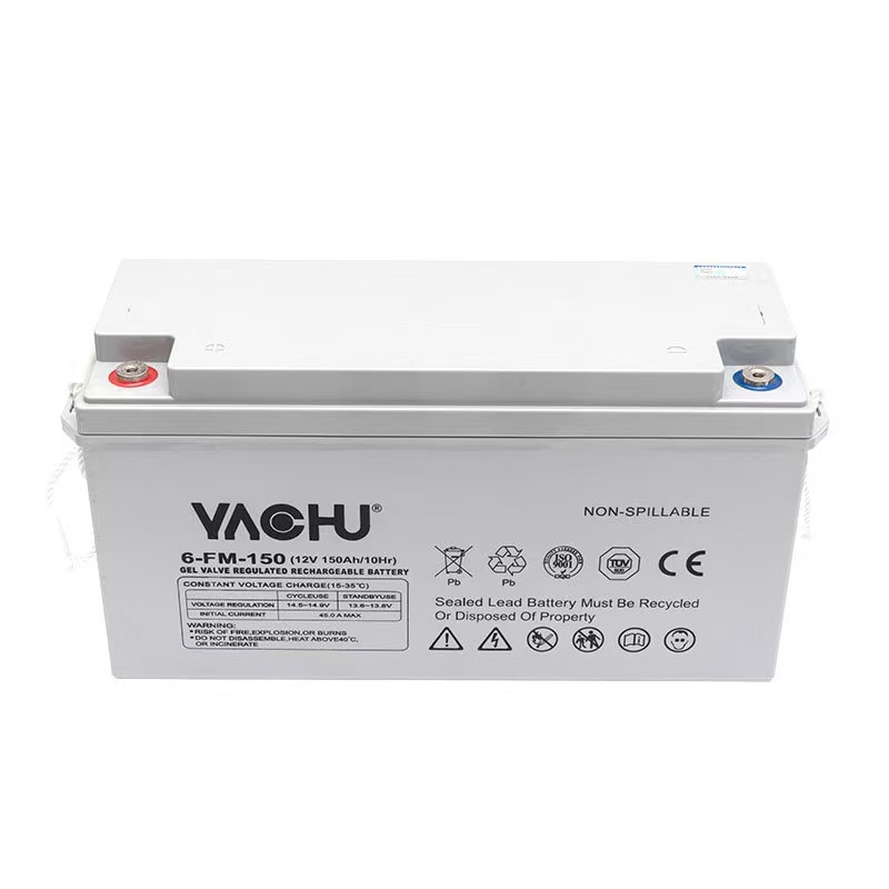 YACHU Solar Gel Battery, 12V 150AH, 41.7Kg