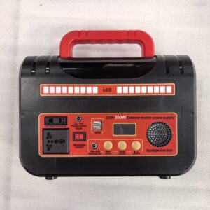 384 wh portable power station with 300w inverter