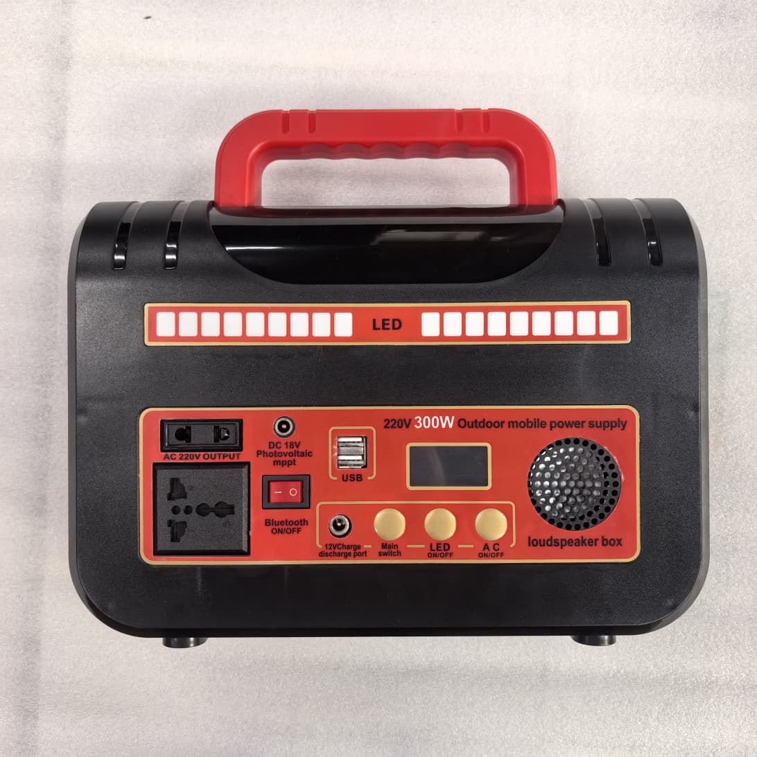 384 wh portable power station with 300w inverter